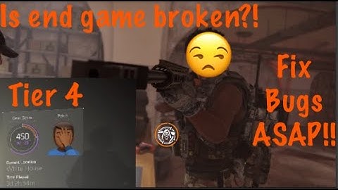 Is End Game Broken On Division 2?!