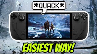 How to Run God of War on Steamdeck | Quack Version