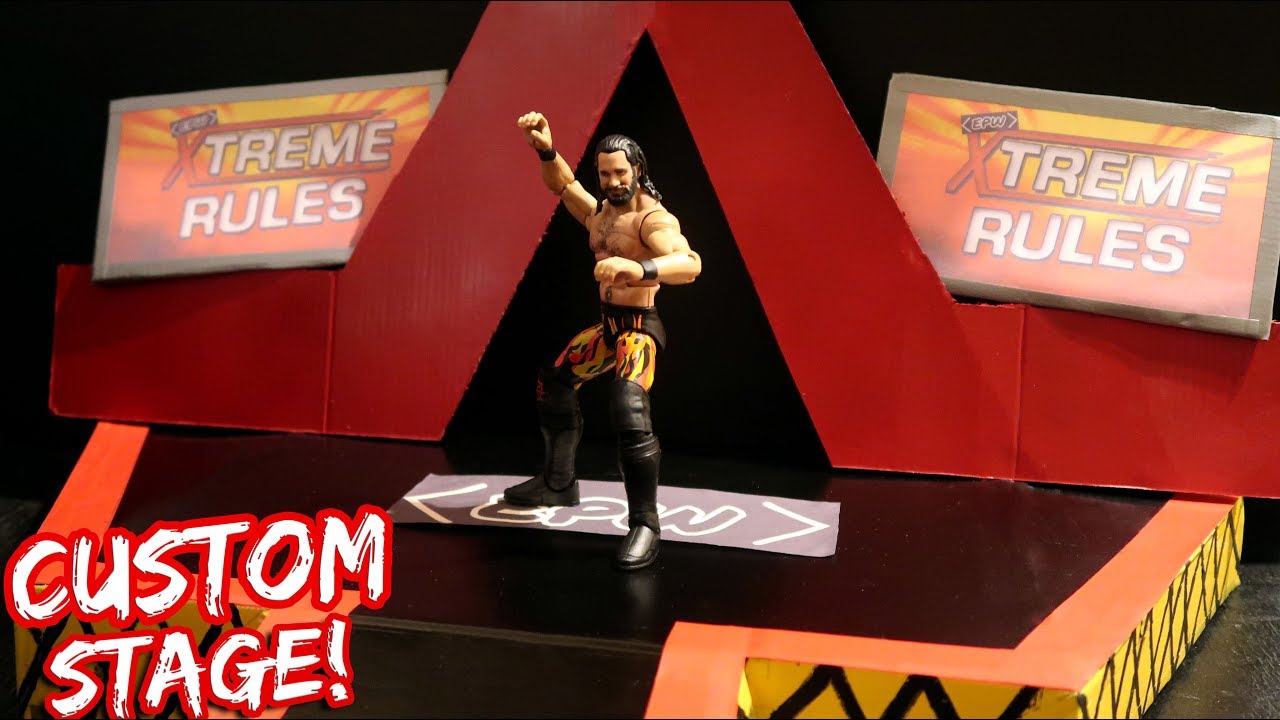 Details about   wwe Raw 2015 custom entrance stage for wrestling figures 