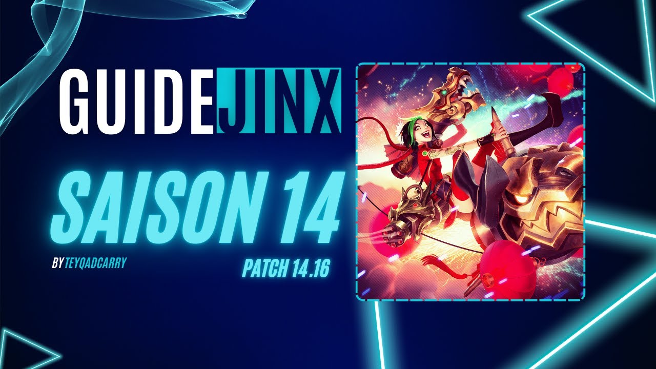 TEYQ GUIDE JINX FR COMMENT JOUER JINX BOT ? TUTO JINX BOT GUIDE JINX S14 YouTube