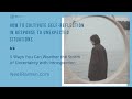 [1-Minute Video] How to Cultivate Self-Reflection in Response to Unexpected Situations