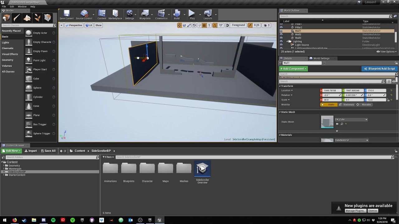 Unreal Engine 4 - Basic Level Design and Version Control - YouTube