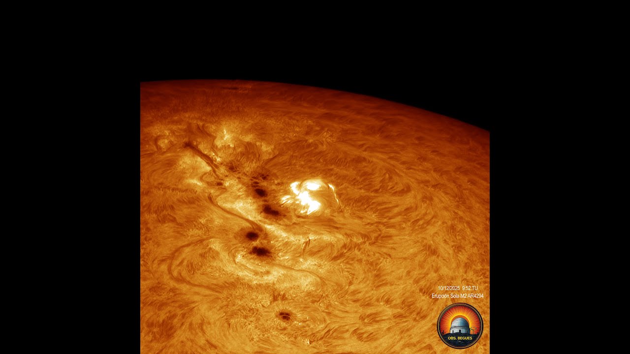 DIRECTO SOL 3 Febrero 2026  AR4366   ERUPCION X