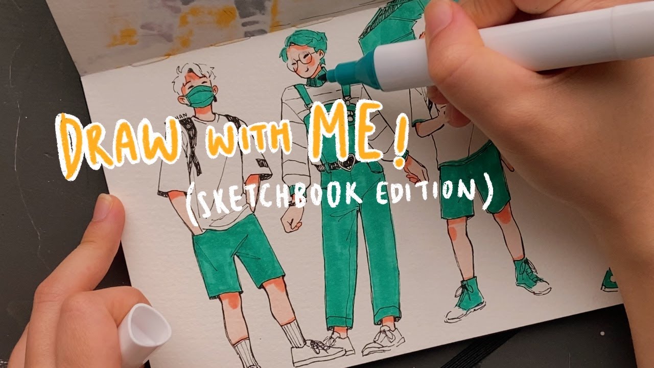 Draw with me in my sketchbook! (ft. ARTEZA)