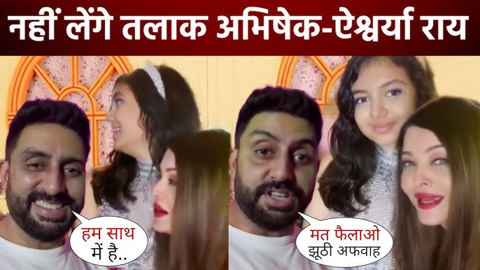 Abhishek and Aishwarya Rai spotted together on daughter Aaradhya's birthday amid divorce rumours