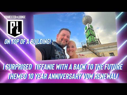 I SURPRISED MY WIFE WITH A NERDY 10th WEDDING ANNIVERSARY VOWS RENEWAL! ON TOP OF A BUILDING!!!