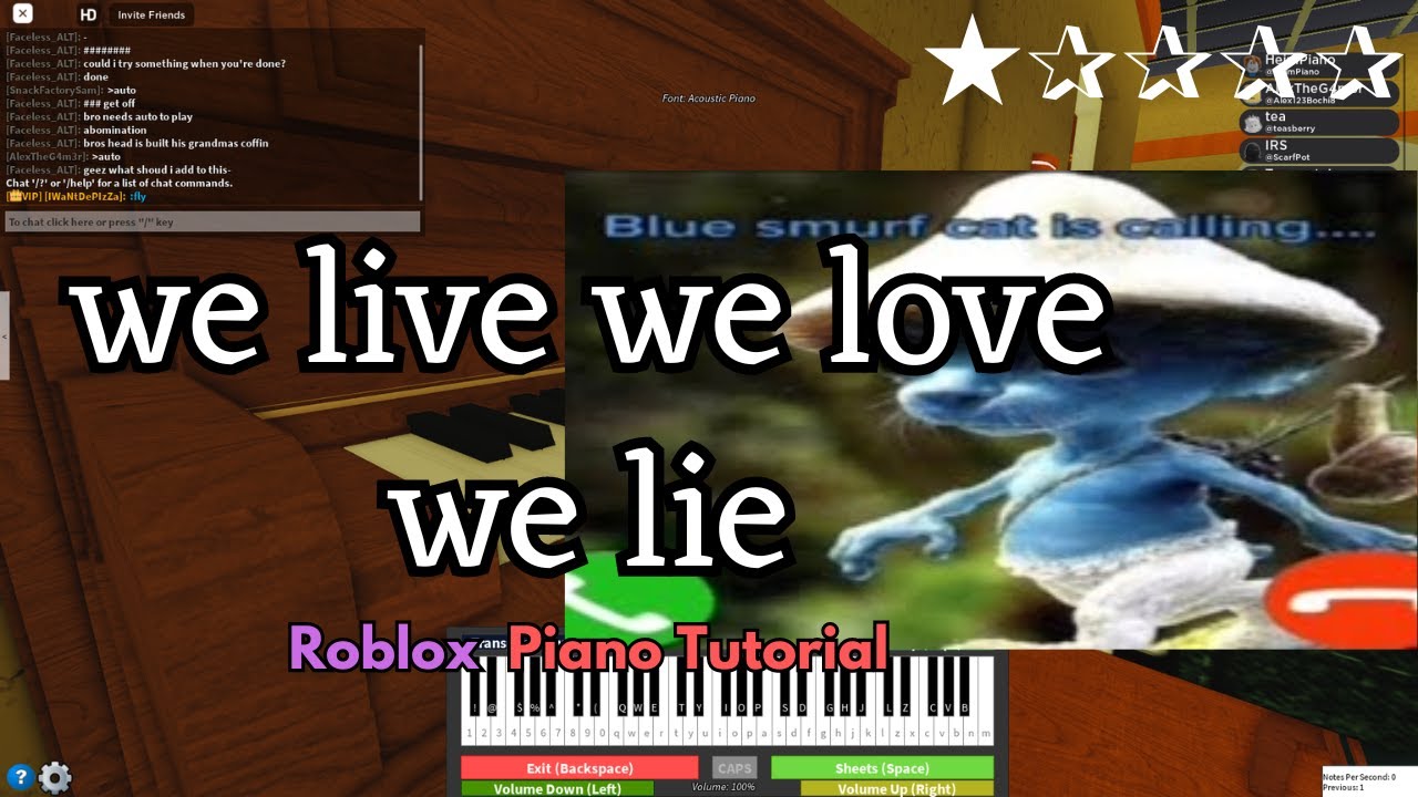 Megalovania (EASY Roblox/Virtual Piano Tuto) #piano #pianotutorial