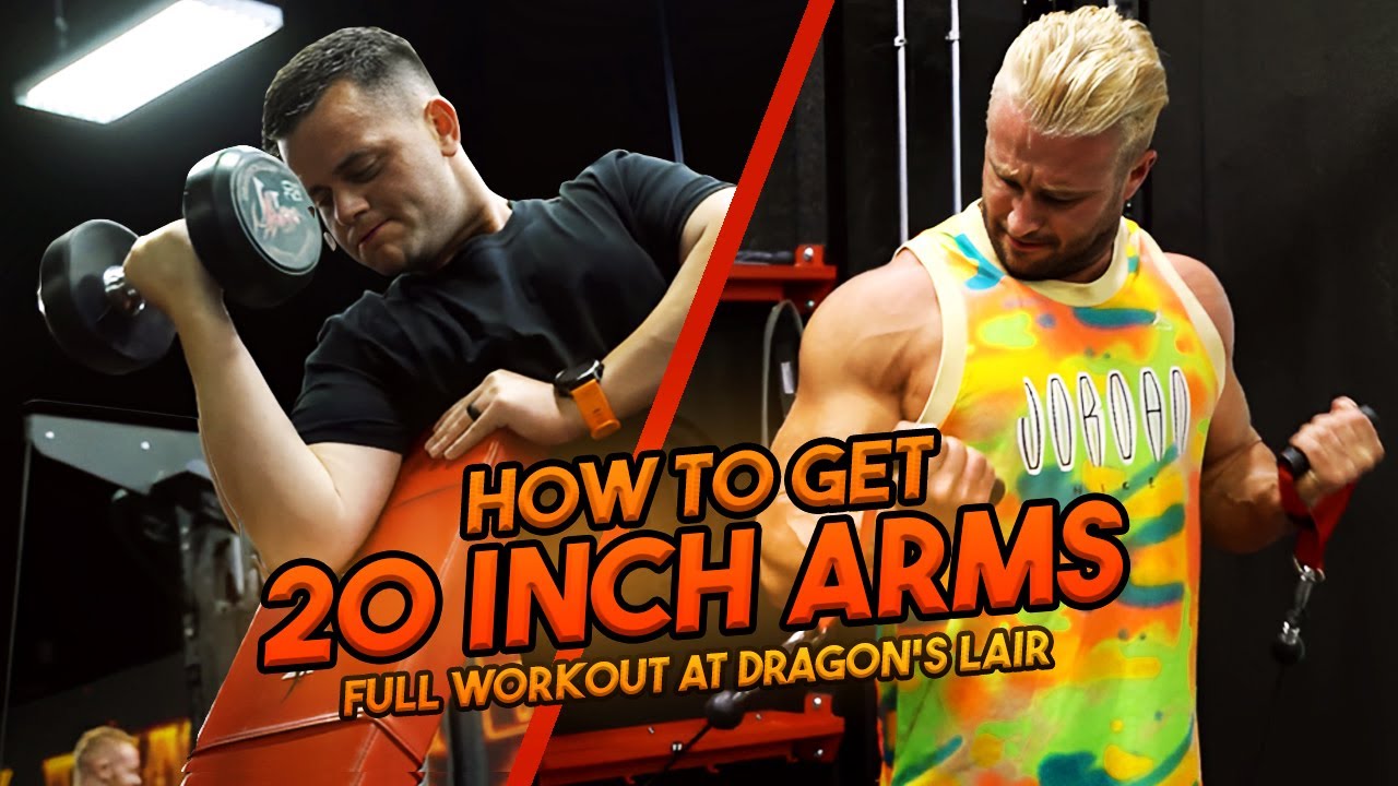 How to get 20 inch arms FULL workout at Dragons Lair, Las Vegas