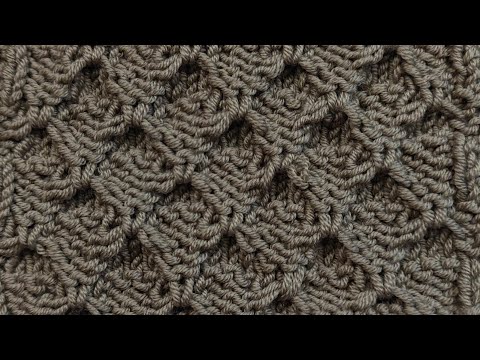Trellis stitch - video from Magic Needles
