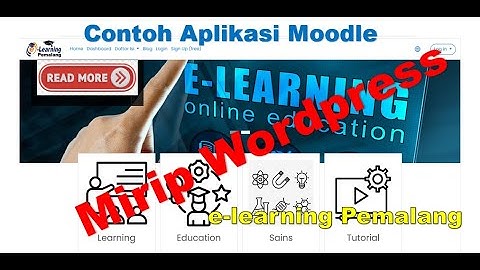 Penerapan Aplikasi Moodle dalam Website e-Learning Pemalang