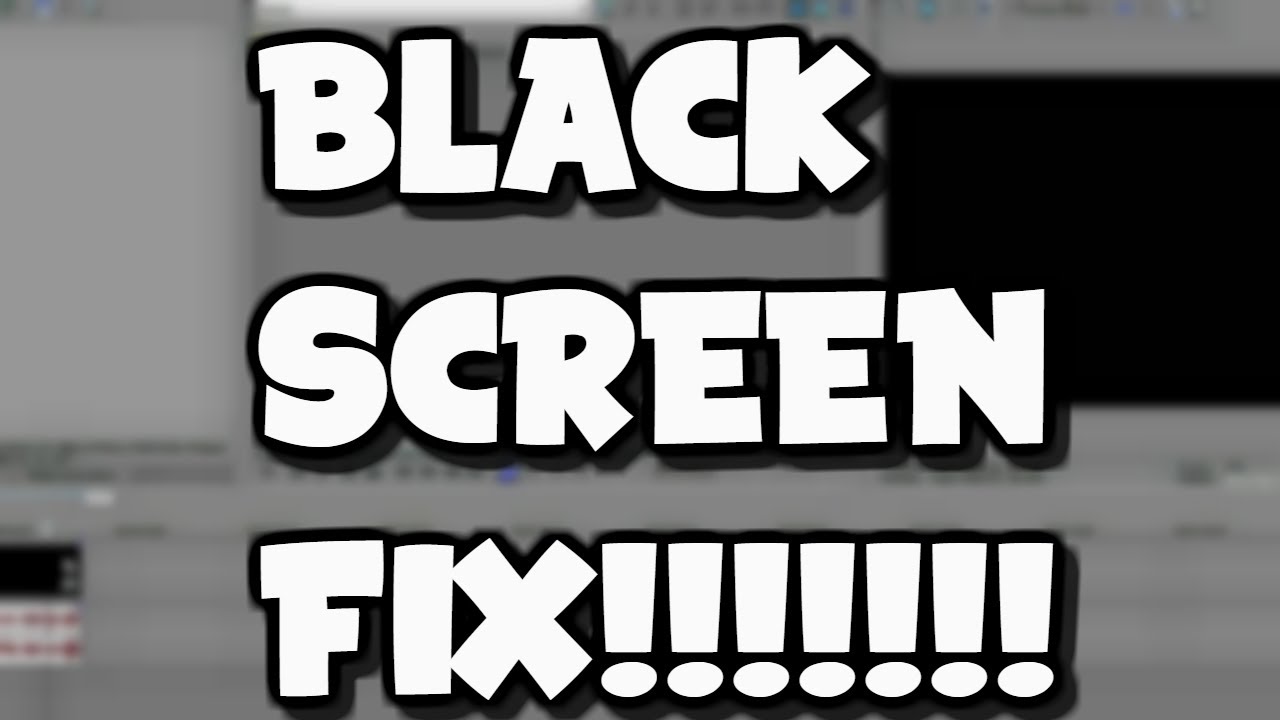 Image result for How to Fix Sony Black Screen Issue