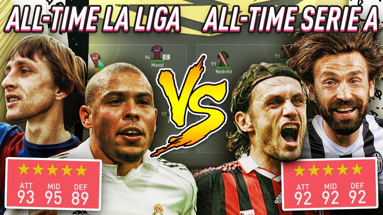 Serie A All Time XI VS La Liga All Time XI - FIFA 20 Career Mode