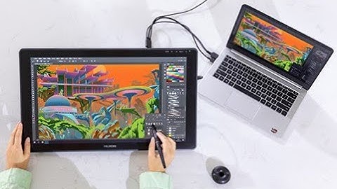 HUION KAMVAS 22 (2020) Graphics Drawing Tablet with Screen Android Support 21.5 inch IPS Pen