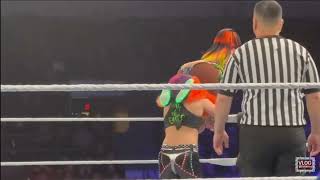 Asuka Gets The Naomi Stinkface At Wwe Live Event