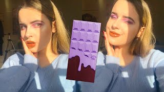 iHeart Revolution Violet Palette First Impressions... ABH NORVINA DUPE? | becca jayne