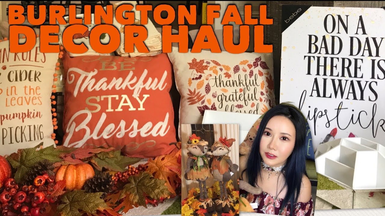 fall home decor haul (burlington coat factory, home goods fall home decor haul (burlington coat factory, home goods