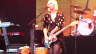 The Raveonettes at Verge Music Festival in Milwaukee. Let&#39;s Rave On (blurry)