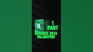 Advance Data validation in Excel validation #shorts #excel