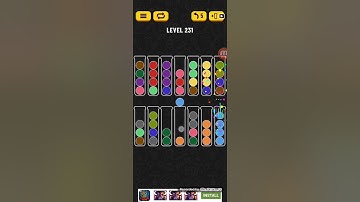 Ball Sort Puzzle Level 231 Walkthrough