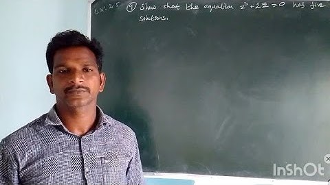 TN 12th Maths chapter : 2.Complex Numbers, Exercise : 2.5 - Q. No. : 9