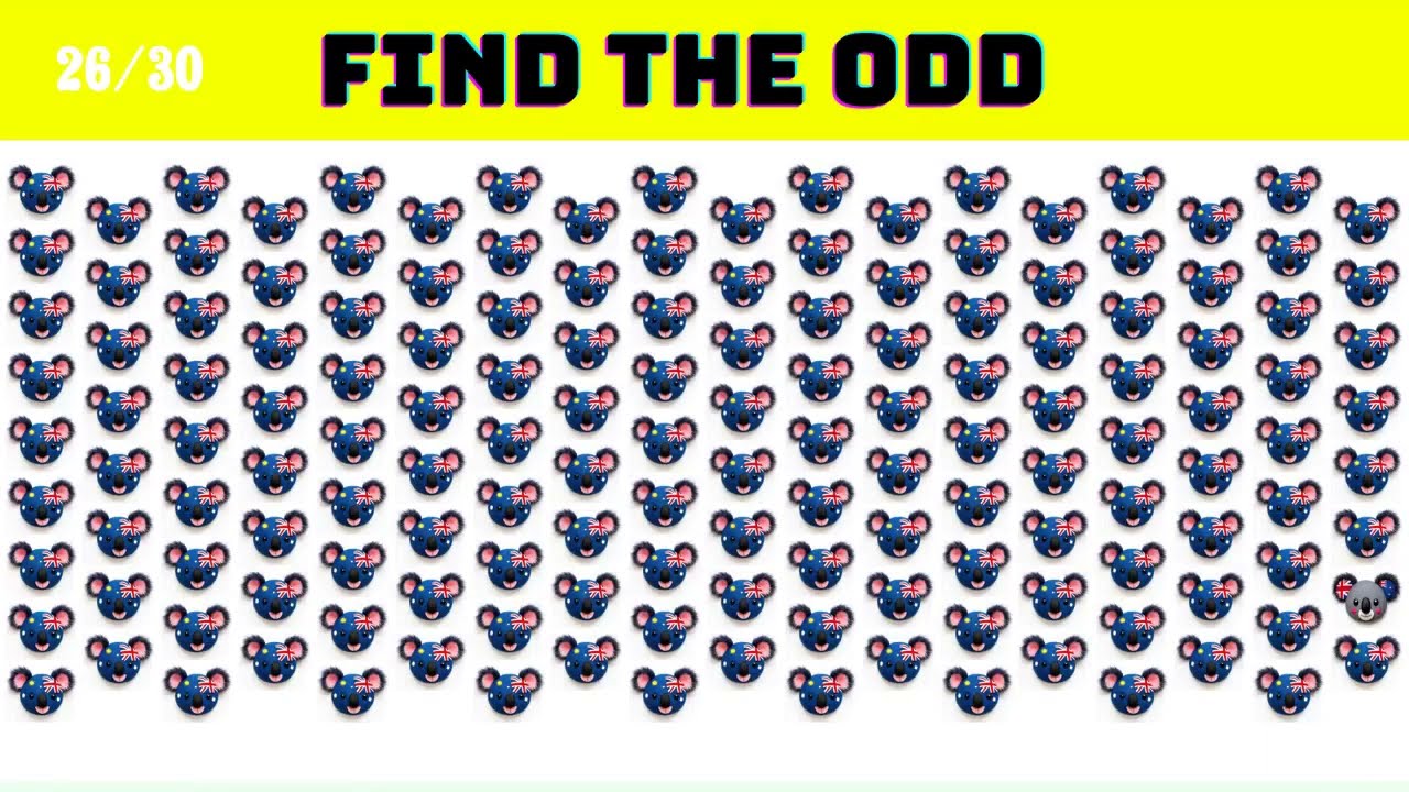 🧠 Find the Odd One Out | Can You Spot It?