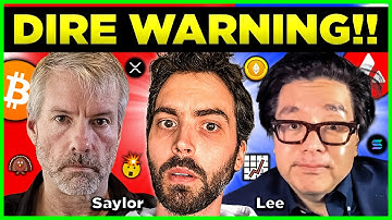Michael Saylor & Tom Lee issue DIRE WARNING to Bitcoin & Ethereum Holders.