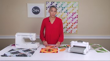 How to Piece the Signature Block - Sizzix