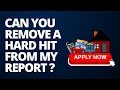 Can you remove a hard inquiry from canadian credit report