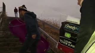 Mall Cop Executes Order 66 On Dan The Meme Man And Dan Survives