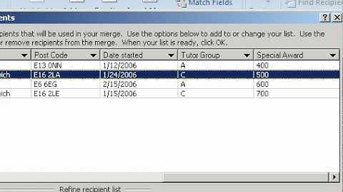 Email Mailmerge using Excel and Word