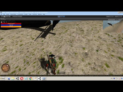 Unity урок 34  Как сделать приседание для персонажа в RPG игре Русская удача 17 века Unity 3D