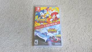 Sonic Mania + Team Sonic Racing Unboxing