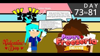 Papa's Freezeria Deluxe - Day 73-81 Walkthrough (Valentine's Day)