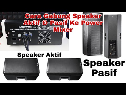 Video: Bagaimana Menghubungkan Speaker Pasif