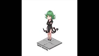 Tatsumaki Isometric pixelart stand animation