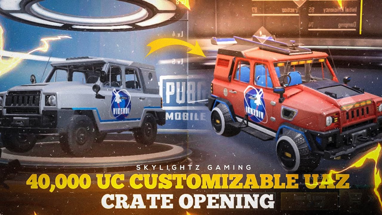 Aegis Uaz Car Skin Upgraded Full Max Level 8 40 000 Uc Pubg Mobile Youtube
