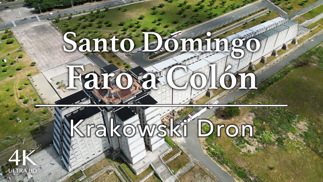 Dominicana - Santo Domingo - Faro a Colón, Columbus Lighthouse, Mauzoleum Kolumba - DJI mini 3 pro