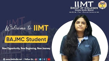 Ms. Gati Aggarwal | BAJMC Student | First Day at Campus | IIMT Group of Colleges, Greater Noida