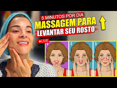 5 Minutos por Dia: Faça essa Massagem Para Levantar o seu Rosto!