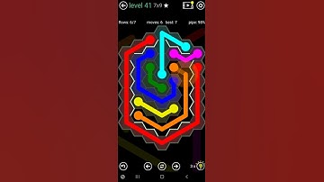 How To Solve Flow Free Hexes Courtyard Pack Level 41 7x9 Board Walk Through Solution Walkthrough