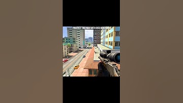 pure Sniper Mobile shooting Game| protect the man with red briefcase 💼 #music #rap