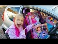 Car full of DOLLS toys on Ava Toy Show