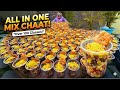4-In-1 Ultimate Mix Chaat! 🥔 Aloo chaat, Papdi chaat, Corn & Chana Special | Village Food