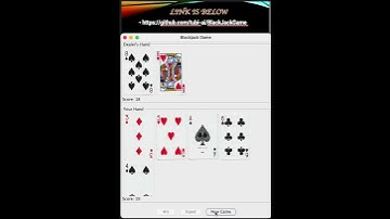 BlackJackGame Java #coding #javacode #programming