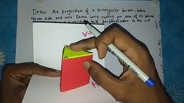 triangular prism | projection of solid | solid projection drawing | @youlearn_engineering_drawing