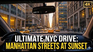 Driving through the Streets of Manhattan, New York City 4K USA 🇺🇸