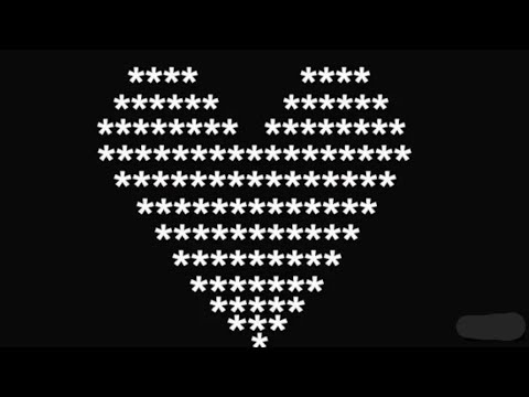 Heart Shape Pattern in C ♥️ | Pattern Printing of Stars | Pattern in C in Hindi | C Programming