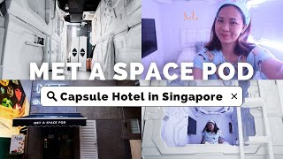 MET A SPACE POD Capsule Hotel in Singapore📍Arab Street | Capsule Hotel for Solo Travelers