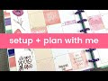 MONTHLY setup + plan with me in The Happy Planner