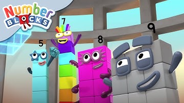 @Numberblocks- Numbers in Space | Learn to Count